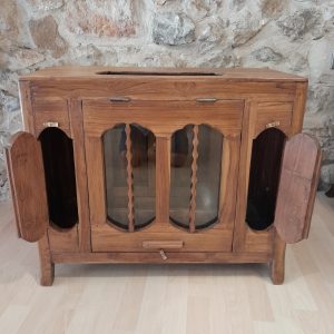 Mueble secador de te indio fabricado en palisandro de época victoriana.