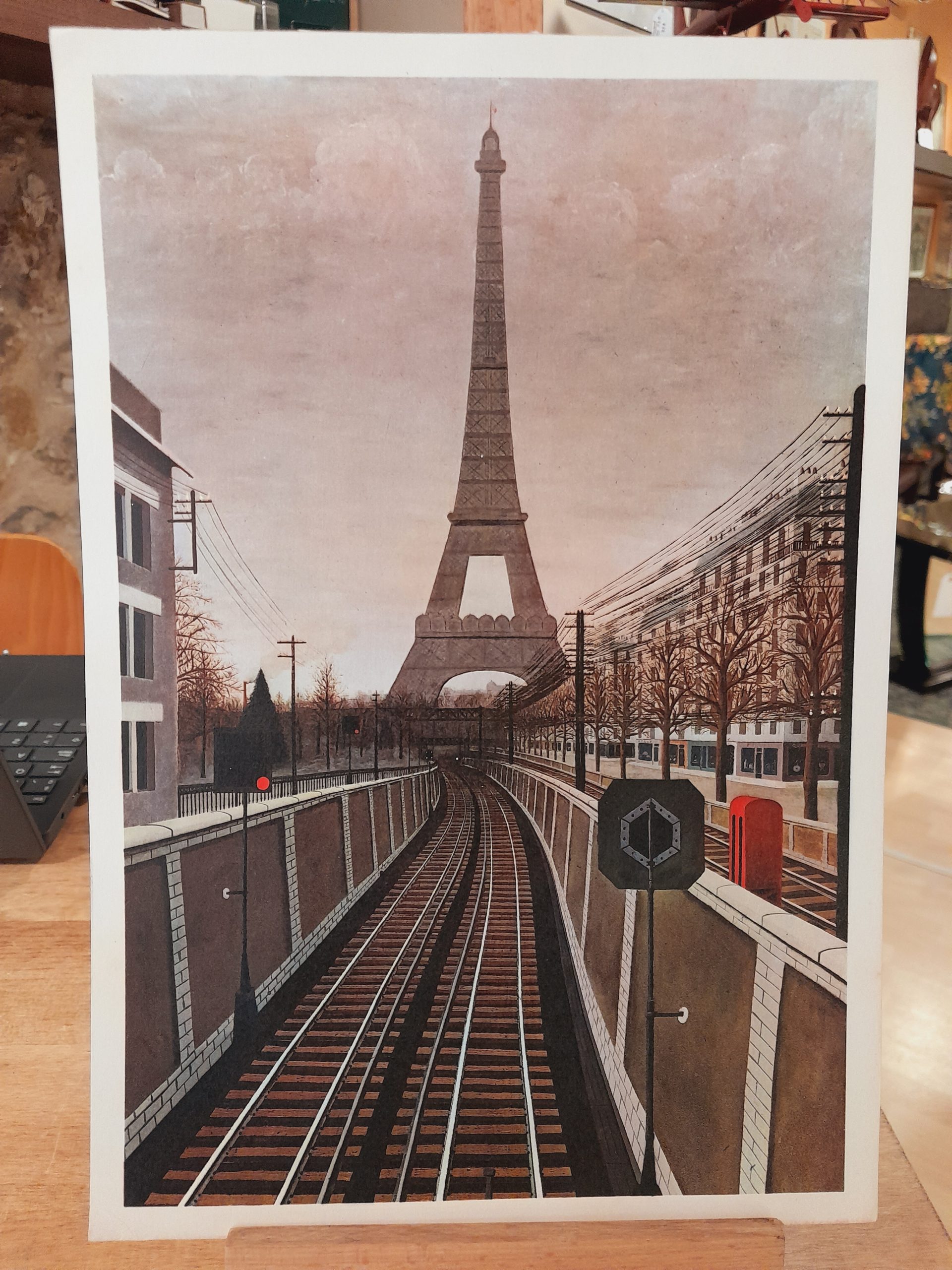 Reproducción de litografía de la colección París 1870-1920