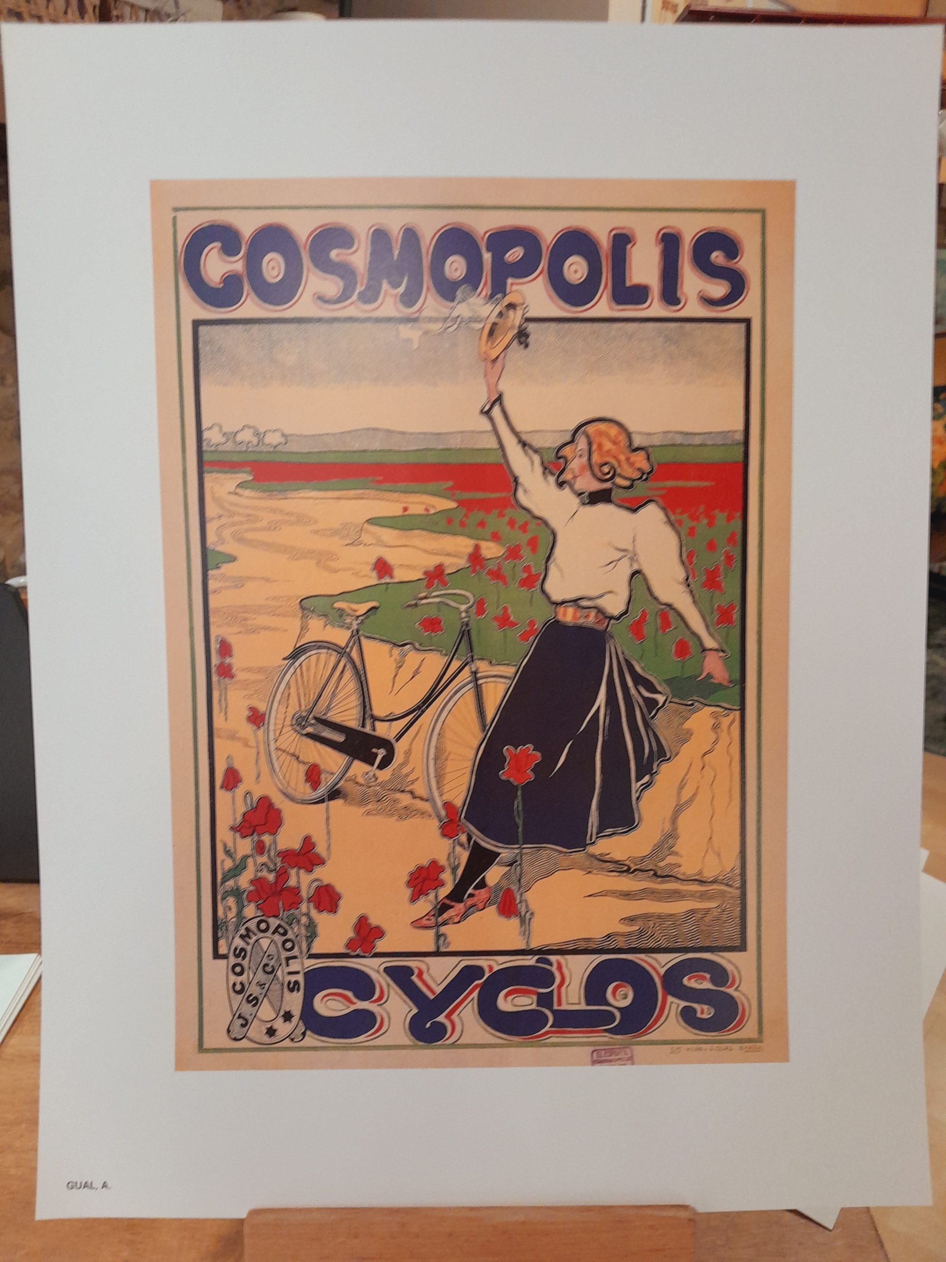 Reproducción de litografía de la colección Barcelona 1888-1936