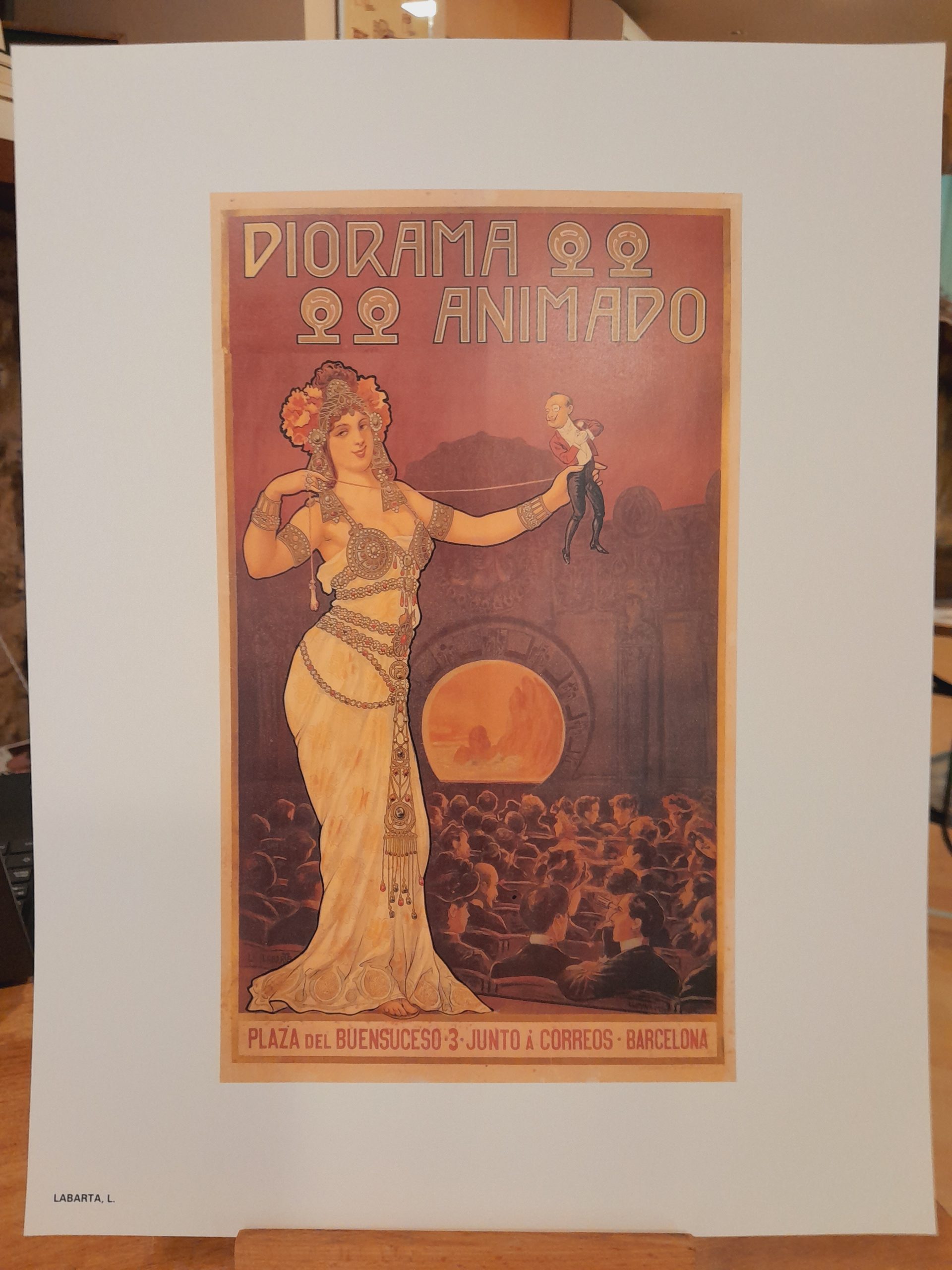 Reproducción de litografía de la colección Barcelona 1888-1936