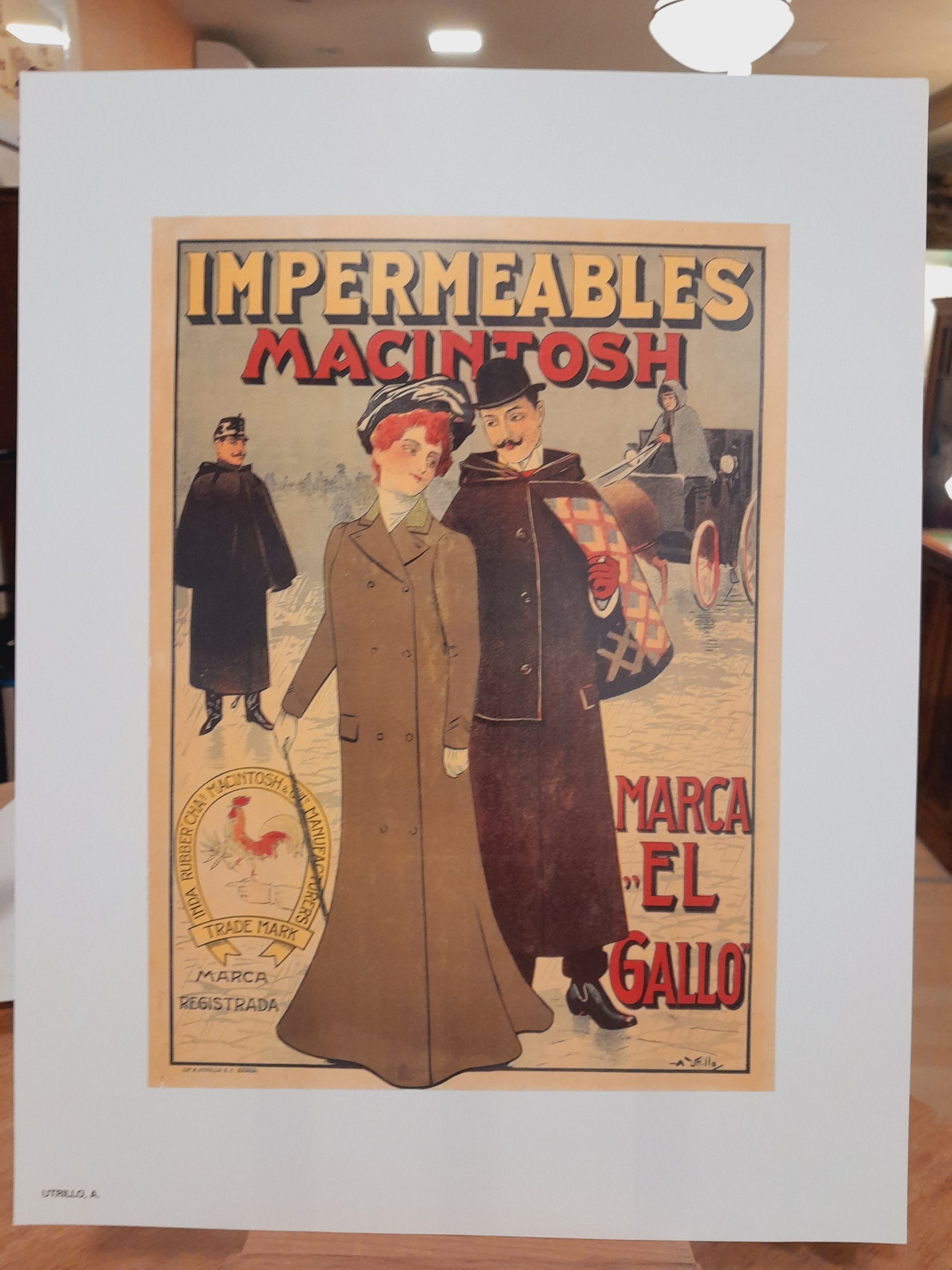 Reproducción de litografía de la colección Barcelona 1888-1936