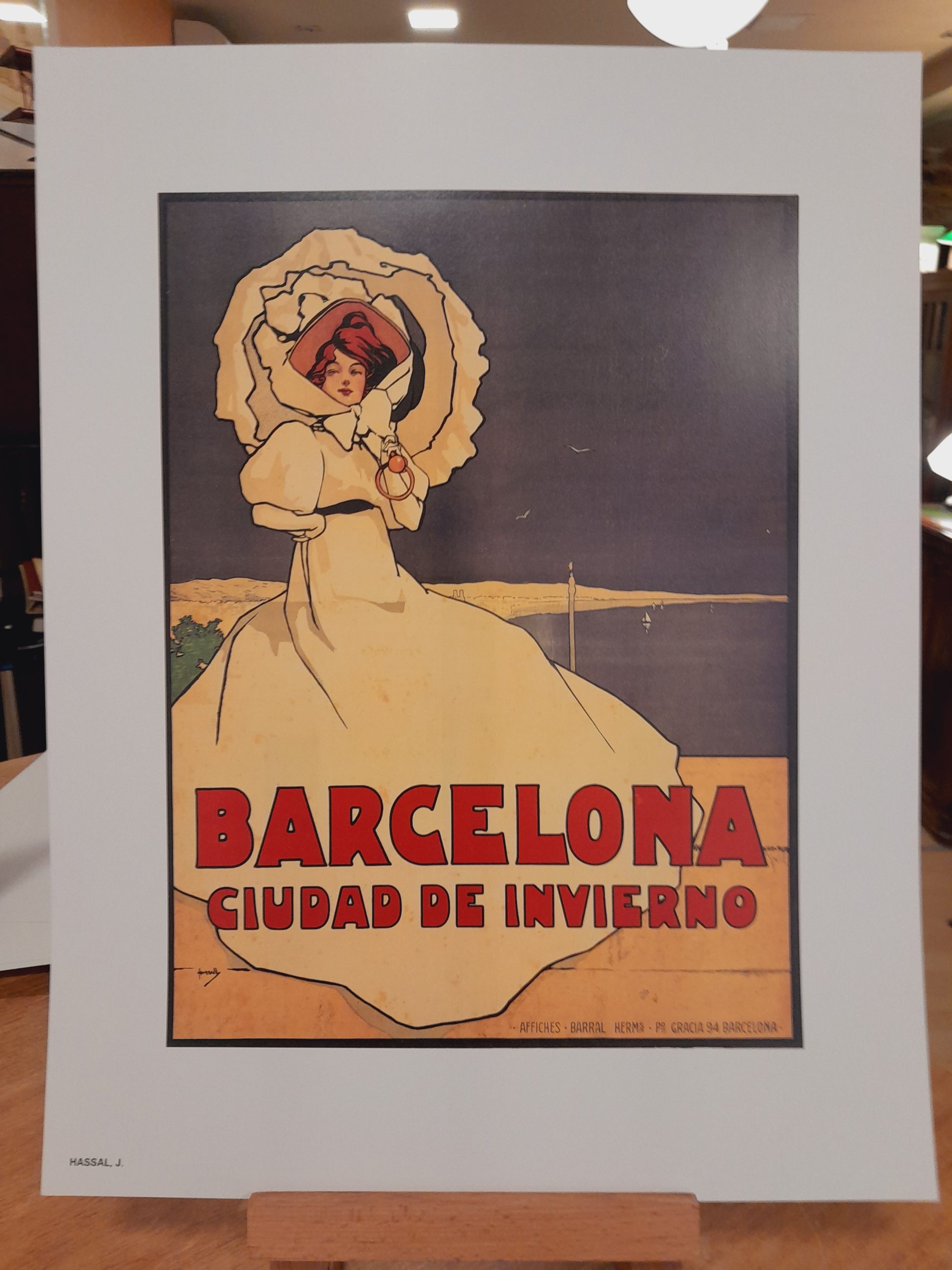 Reproducción de litografía de la colección Barcelona 1888-1936