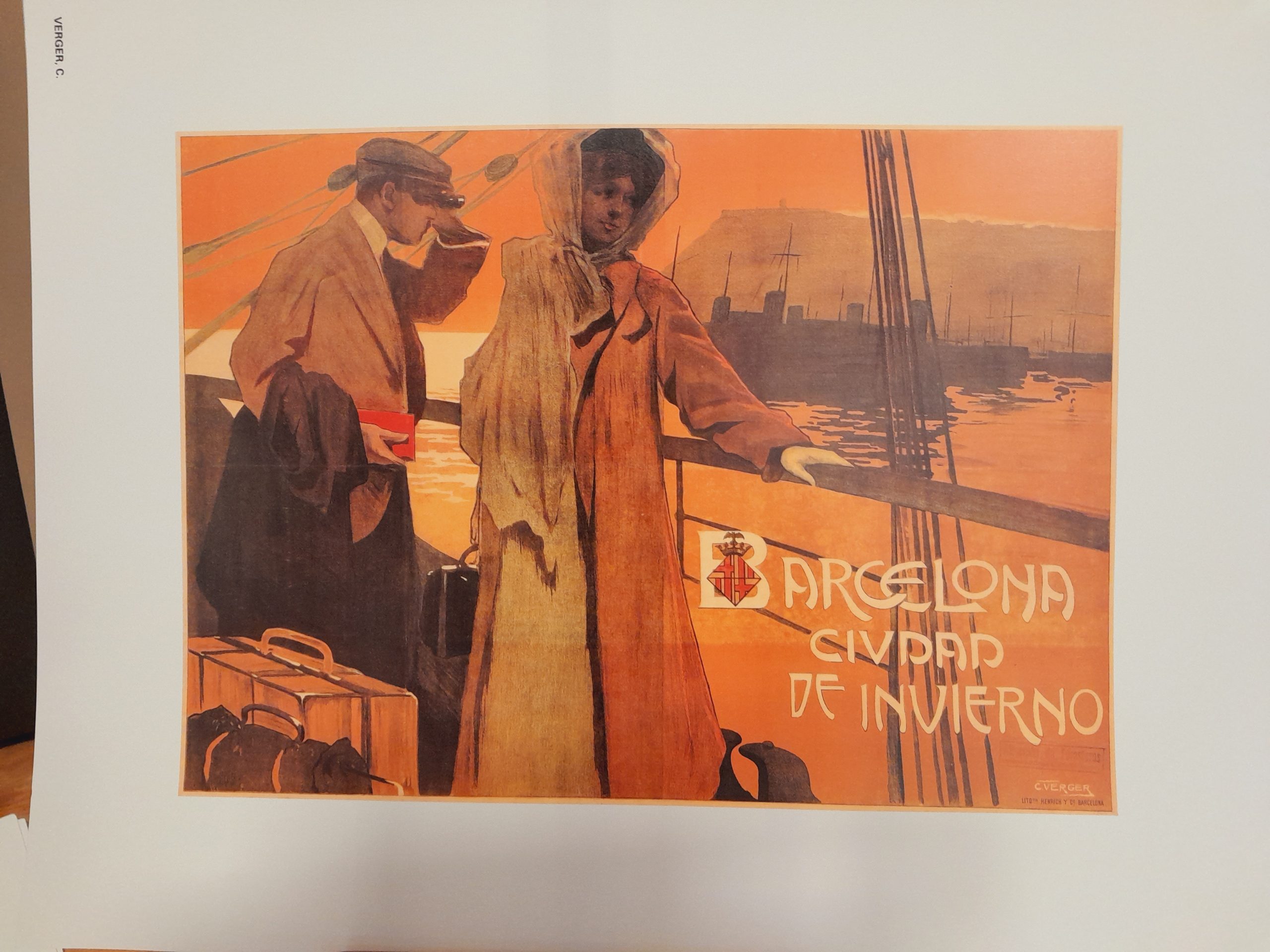 Reproducción de litografía de la colección Barcelona 1888-1936