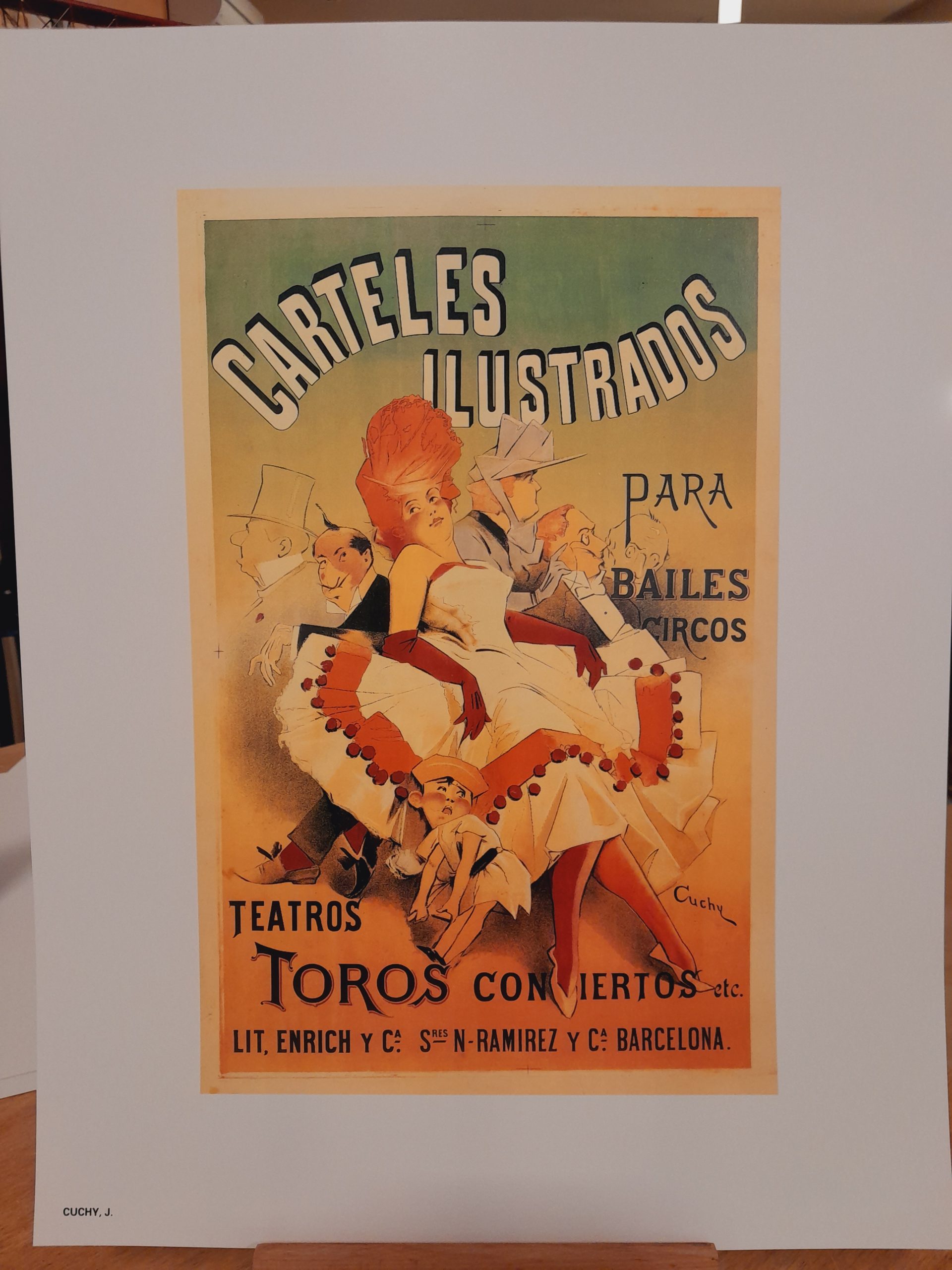 Reproducción de litografía de la colección Barcelona 1888-1936
