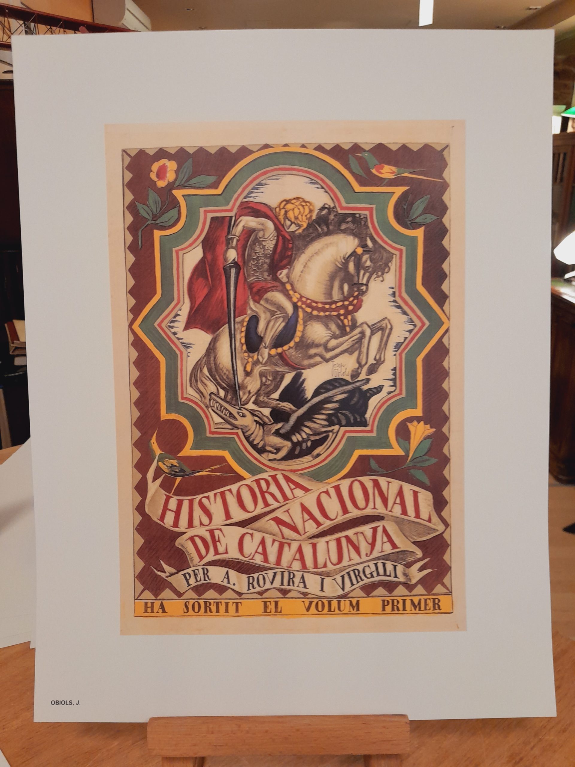 Reproducción de litografía de la colección Barcelona 1888-1936