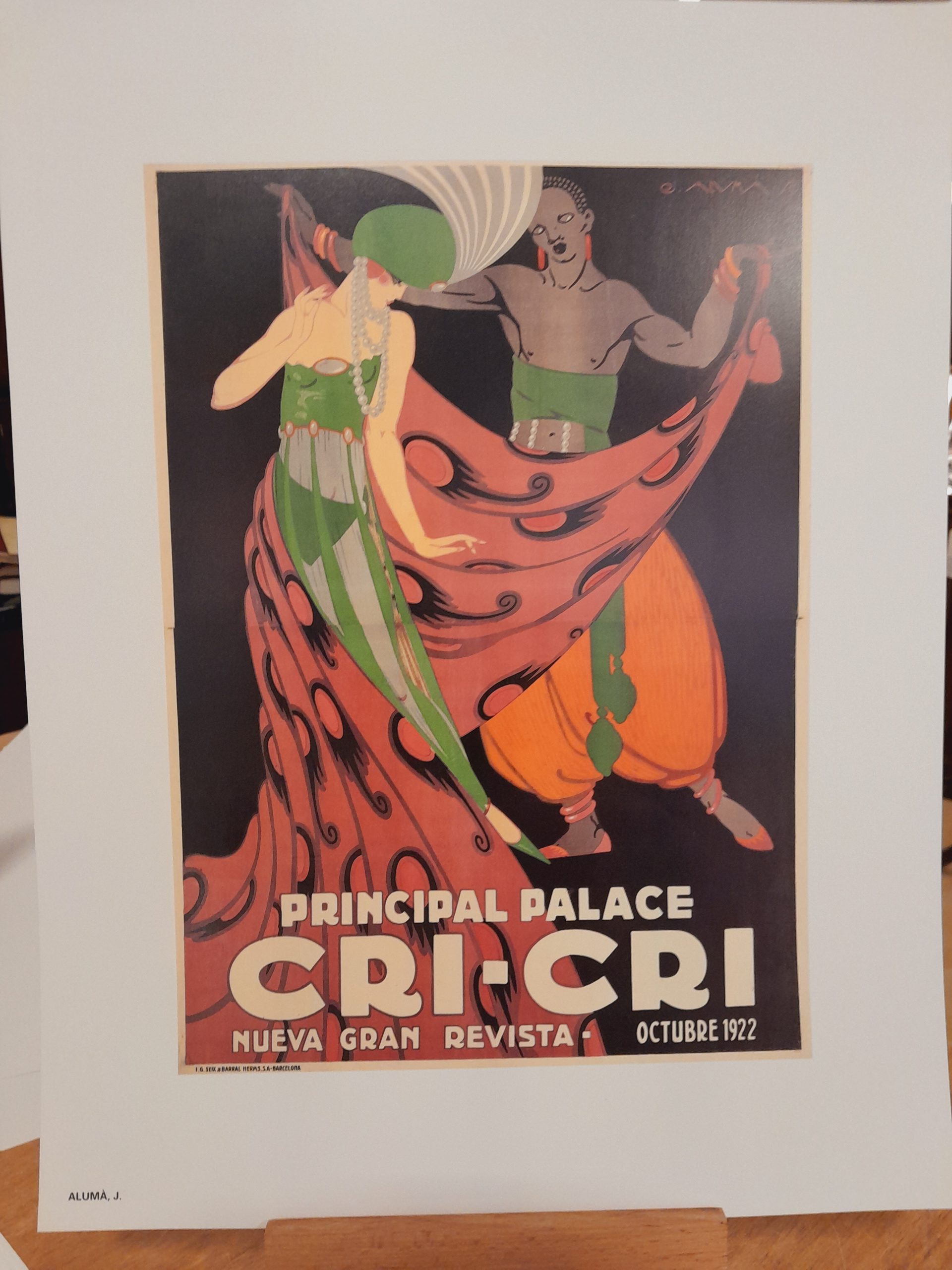 Reproducción de litografía de la colección Barcelona 1888-1936